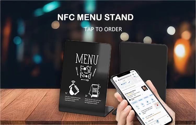 NFC Menu Stand