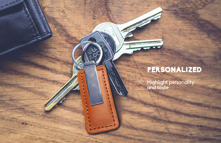 Luxury RFID Leather Keyfob For Membership