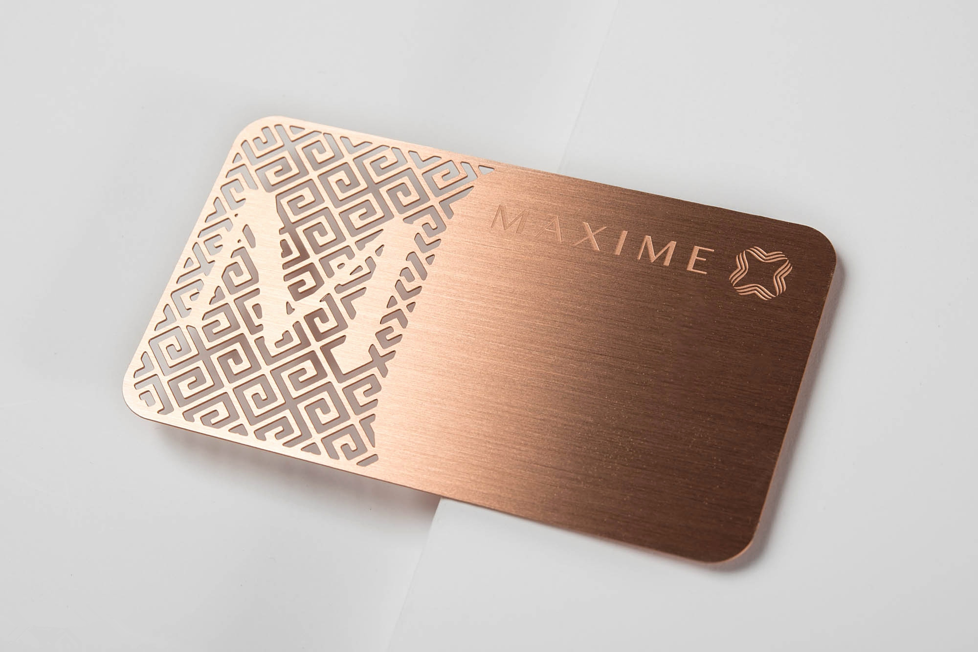 Gold Color Metal Business Card 