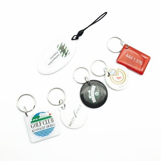 Reusable LF HF UHF RFID Epoxy Keyfob