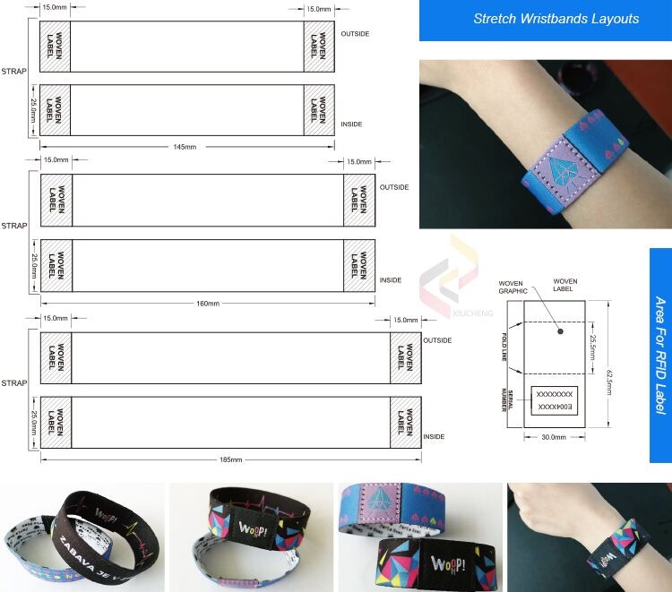rfid event woven wristband rfid event woven wristband