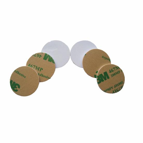 Adhesive RFID PVC Coin Tag Adhesive RFID PVC Coin Tag
