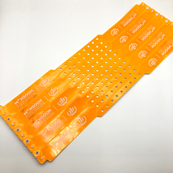 UHF PVC Disposiable Wristbands