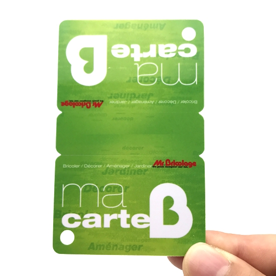 Combined key tag cards