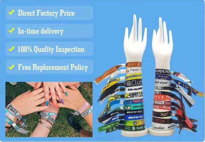 Cheap Custom Polyester wristband