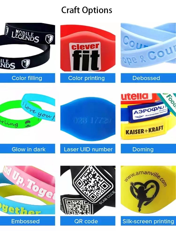 customized rfid silicone wristband