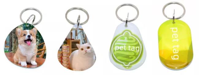 nfc epoxy rfid tags with QR code printing RFID pet tag