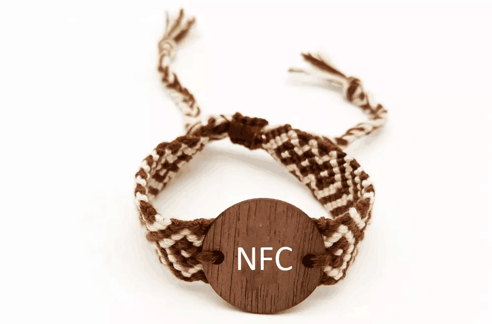 Rfid Nfc Wooden Wristband Bracelet