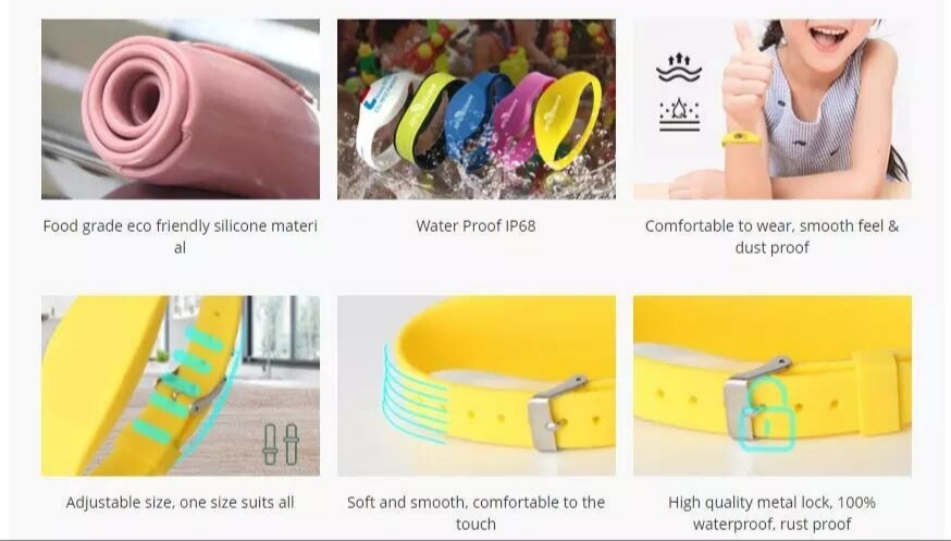 Silicone 125khz Rfid Bracelet 