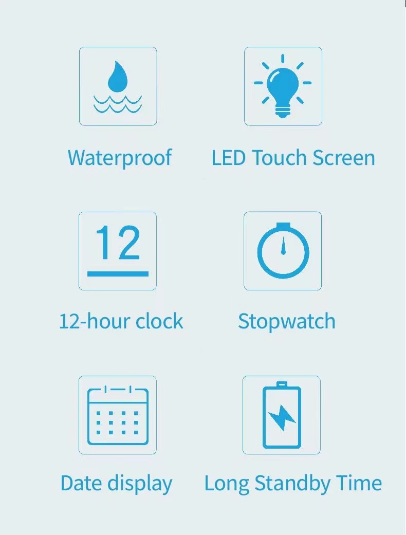 Time Display RFID Wristband for School Access