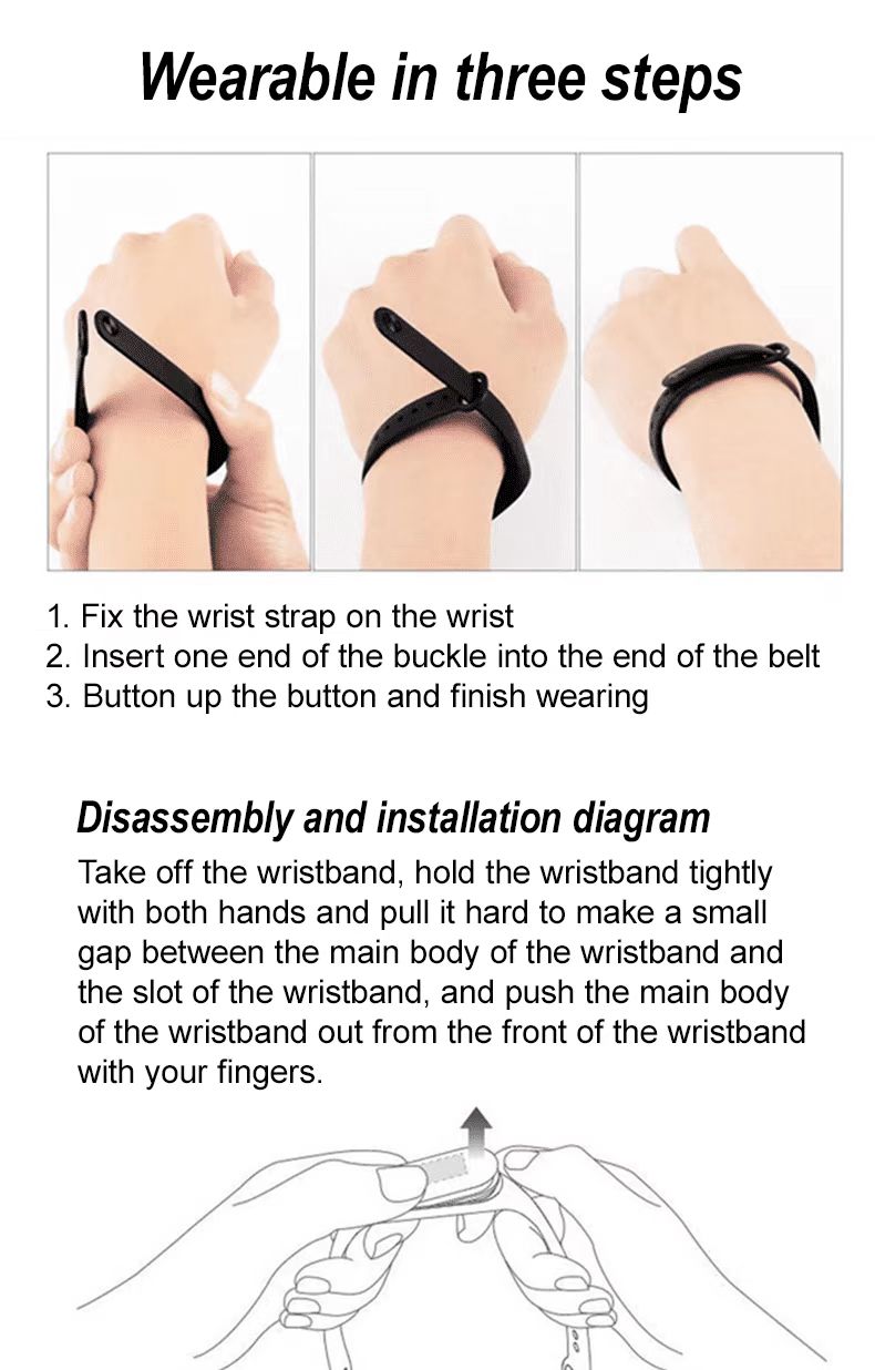 Time Display RFID Wirtsbands For Playground Access