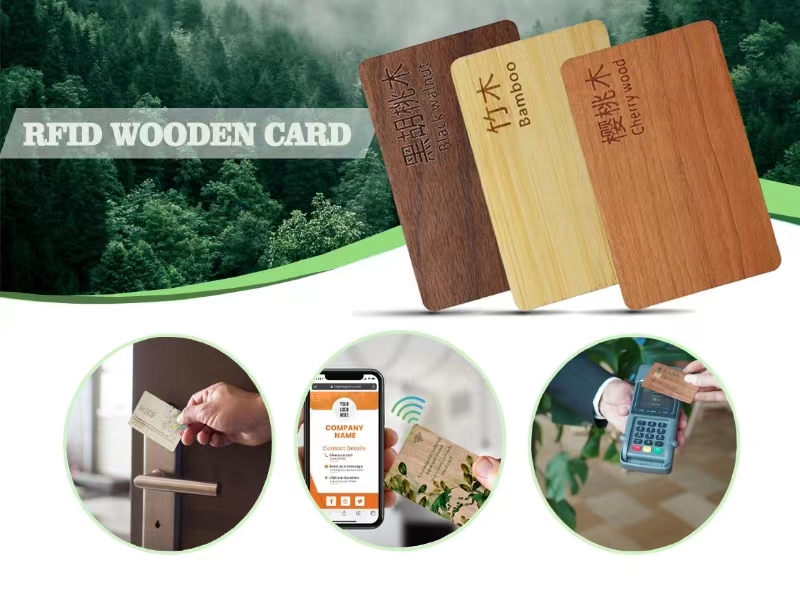 RFID Wooden Hotel Key Card
