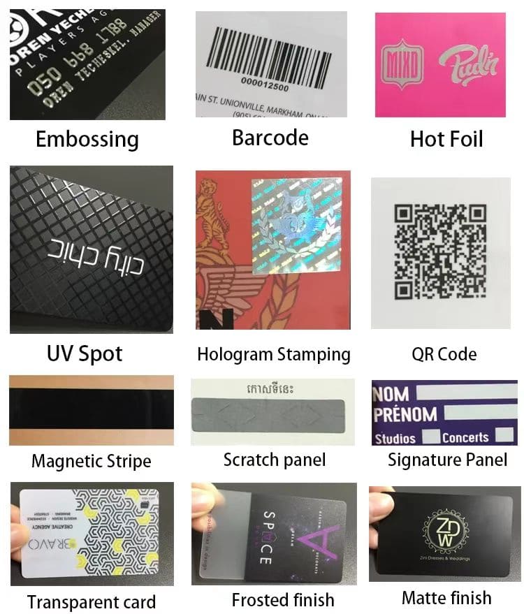 Magnetic Stripe Gift PVC Card