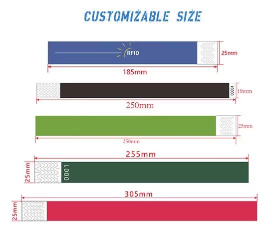 Disposable Children Tracking Rfid Wristband