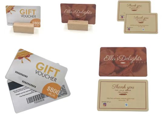 PVC Personalized Gift Cards