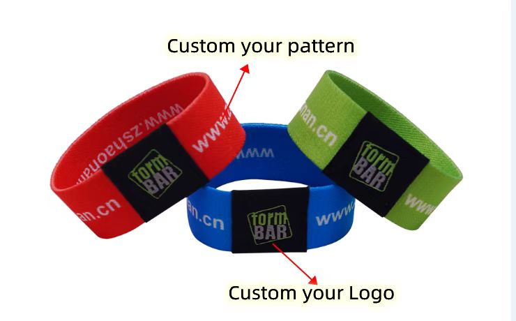 Custom Elastic Wristbands for Men and Women 