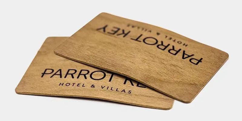 Customized Wooden RFID hotel key card