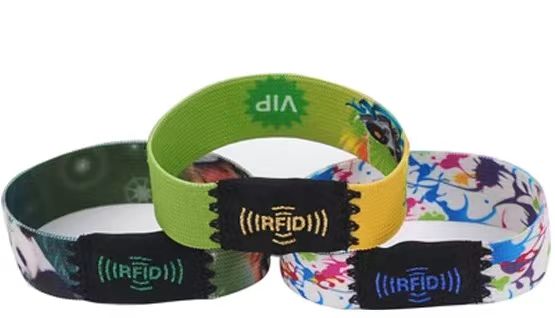 Personalized polyester wristband