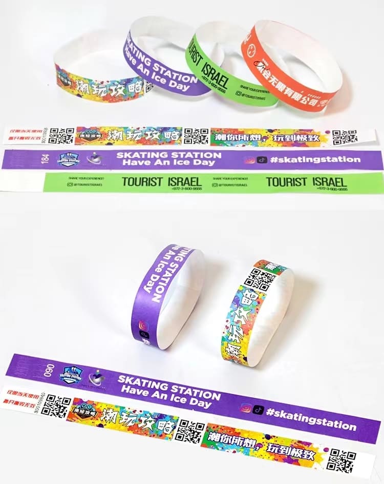 Disposable Paper Bracelets