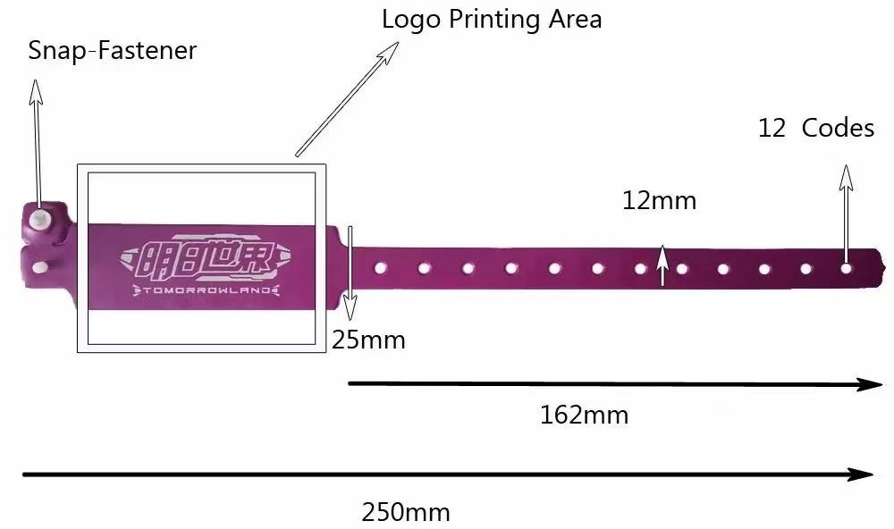Waterproof RFID PVC Wristbands Waterproof RFID PVC Wristbands