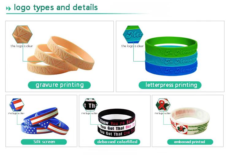 Custom Silicone Wristband Rubber