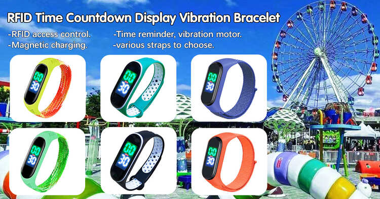 Rfid Vibration Countdown Reminder Wristband