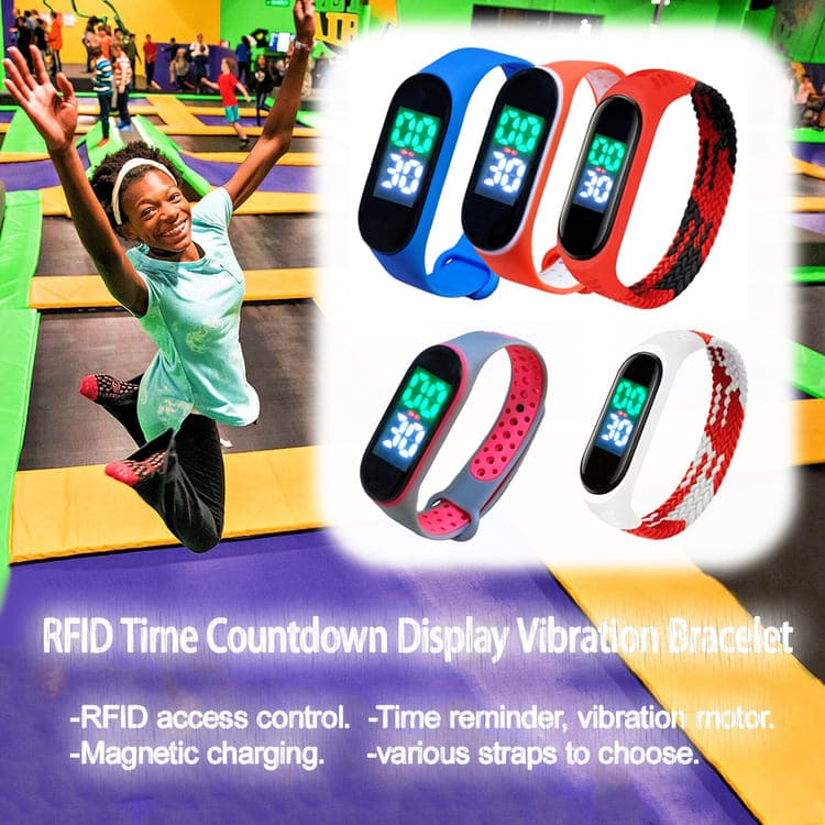 RFID Countdown vibration reminder bracelets