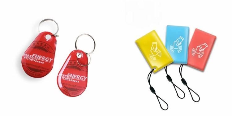 NFC Epoxy Keychain
