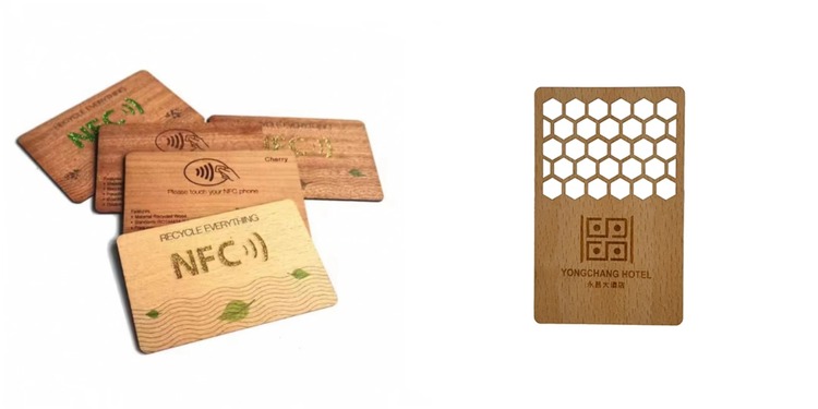 Wood Rfid Hotel Key Card