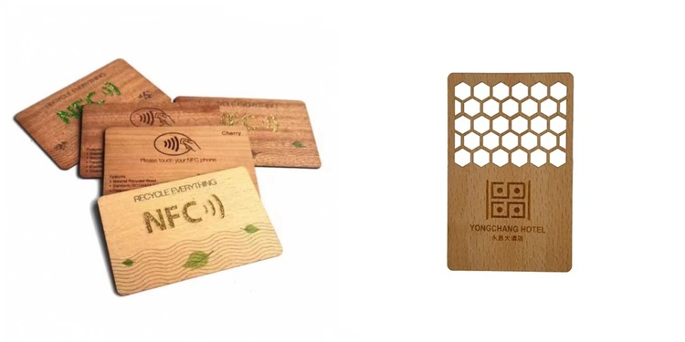 Wood Rfid Hotel Key Card
