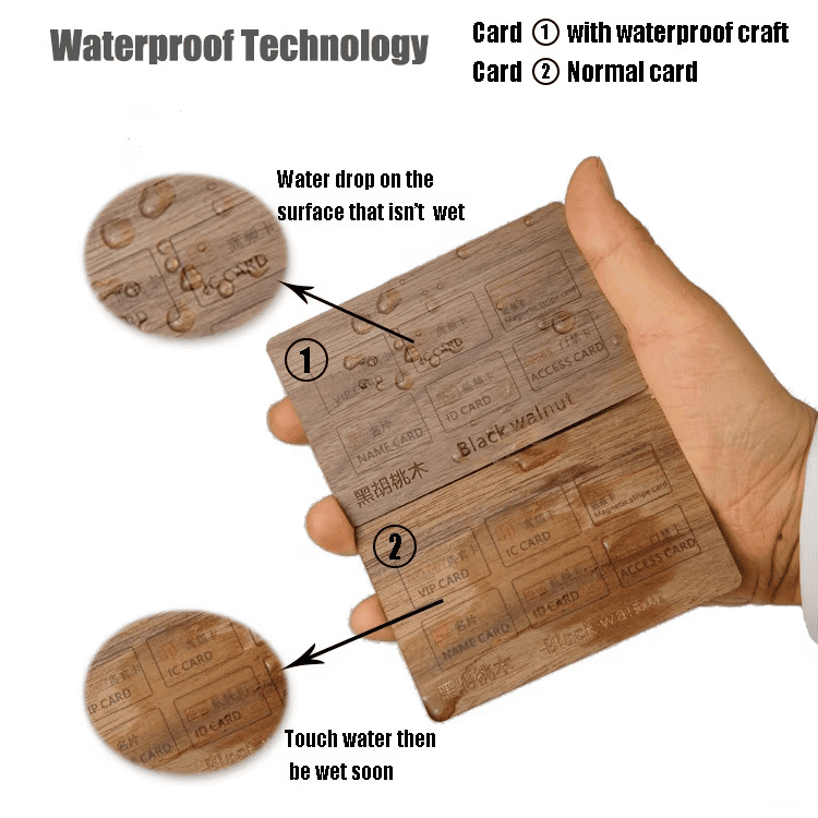Eco-Friendly Wood RFID Cards