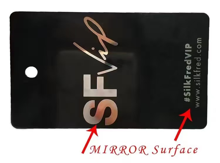 Mirror Business Card With Logo Printing Mirror Business Card With Logo Printing