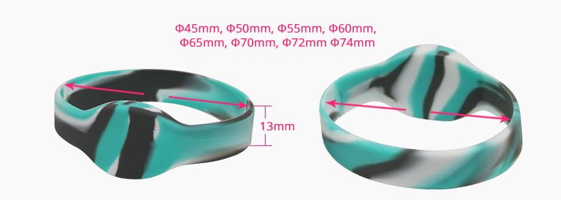 RFID wristband dimensions