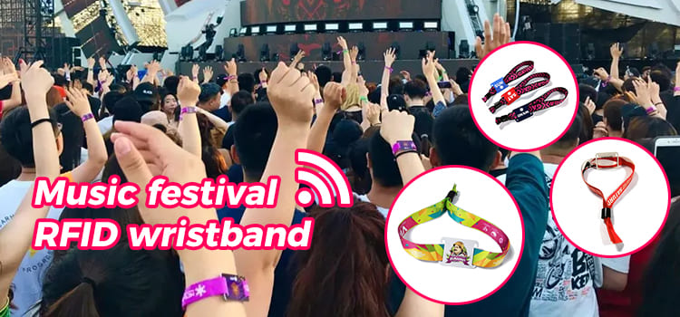 rfid wristband for music festival