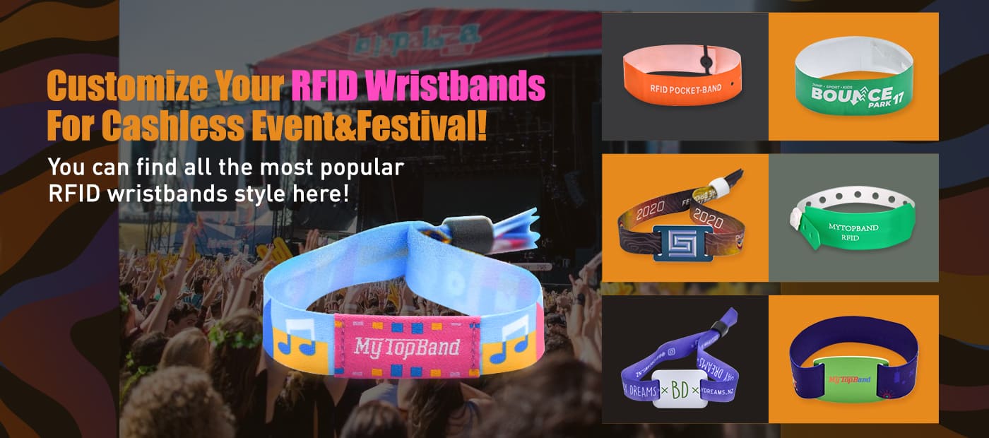 customized rfid wristband for events