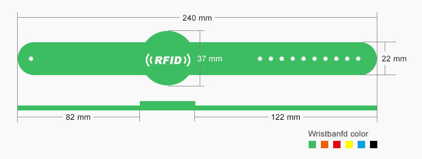 wristband size
