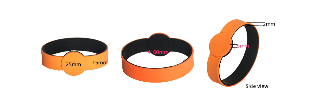 RFID wristband dimensions
