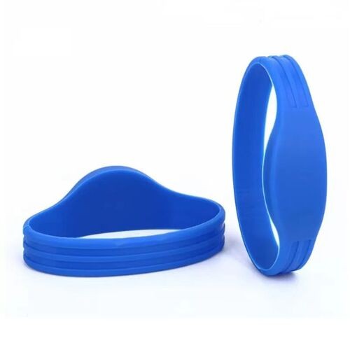 Customized Logo Silicone RFID Wristband For Membership Management NTAG213