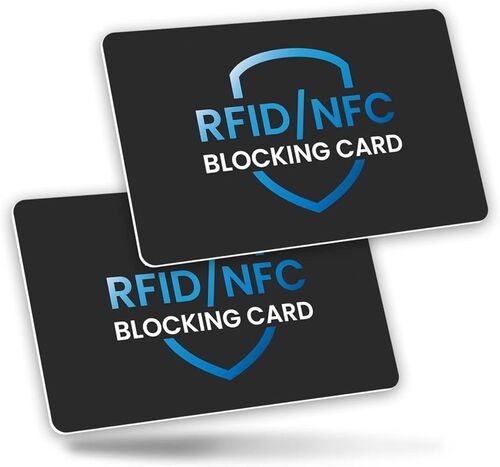 Customized Printing Anti-Theft Rfid Blocking Card With Serial Number Printing