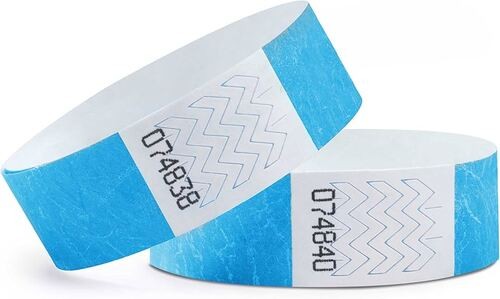 Customized Printing Tyvek Wristbands RFID Wristbands For Amusement Parks