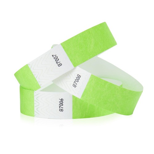 Waterproof Custom Logo RFID Disposable Tyvek Wristband  For Festival Party