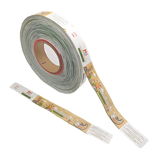 PP Paper Wristbands Promotional Custom Logo Waterproof Wristband for Outdoor Activities