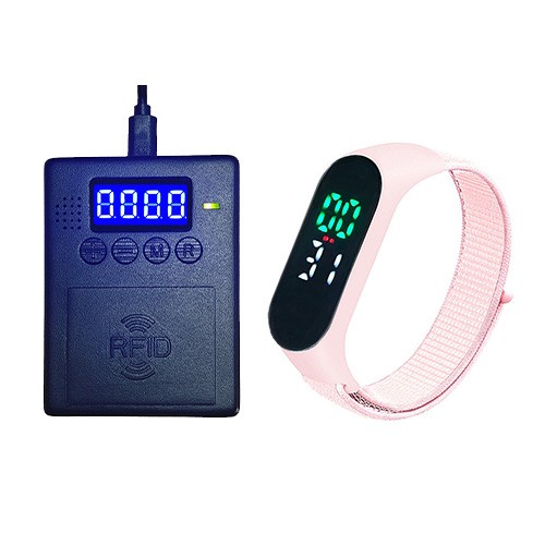 minutes or hour paid kid park the time managent RFID Countdown Vibration Reminder Wristband