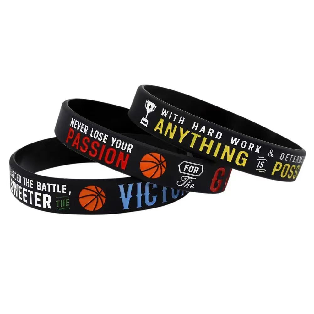Printed Engraved Silicone Wristbands Custom Silicone Wristbands for Personalized Gifts