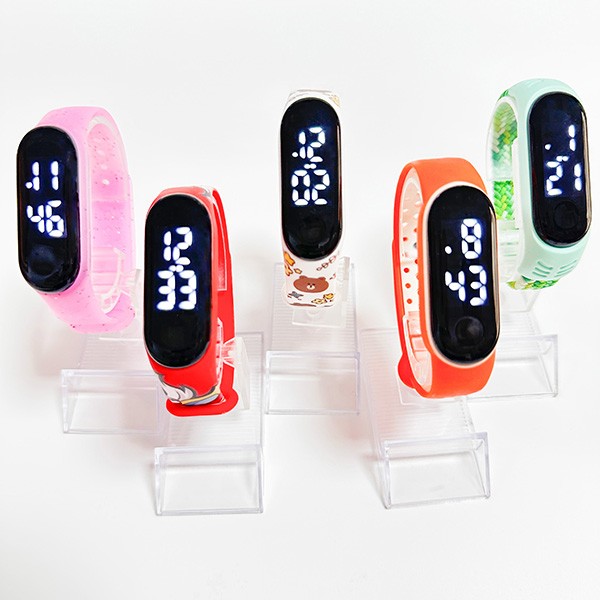 Custom RFID Silicone time display wristbands for access control and cashless payments