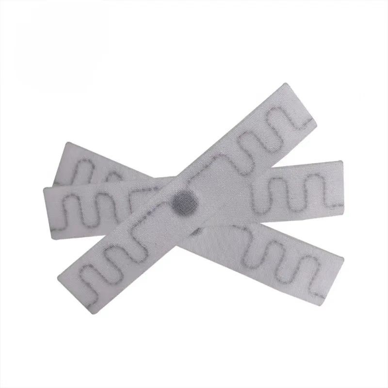 860-960MHZ UHF textile fabric woven linen clothing rfid laundry tag supplier