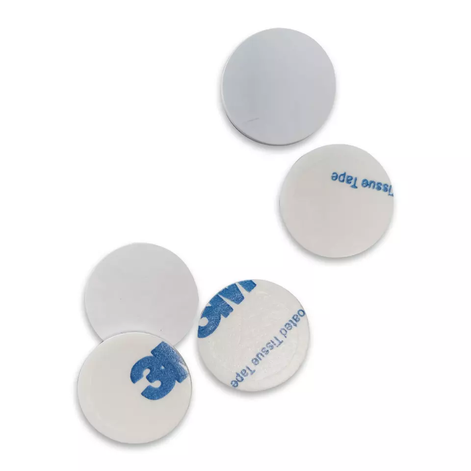860-960mhz 13.56mhz RFID PVC Coin Tag 125khz rfid coin card