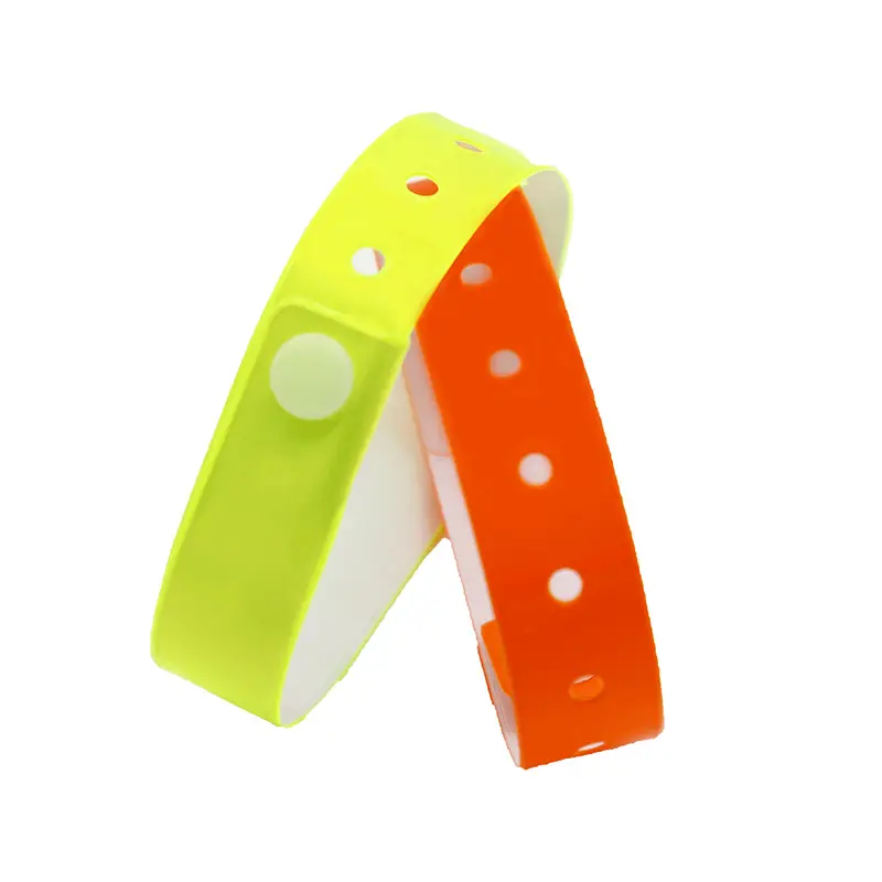 Factory directly sell custom vinyl wristbands for events