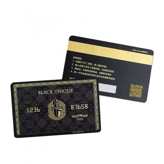 HICO magnetic stripe card 2750 OE magstripe card