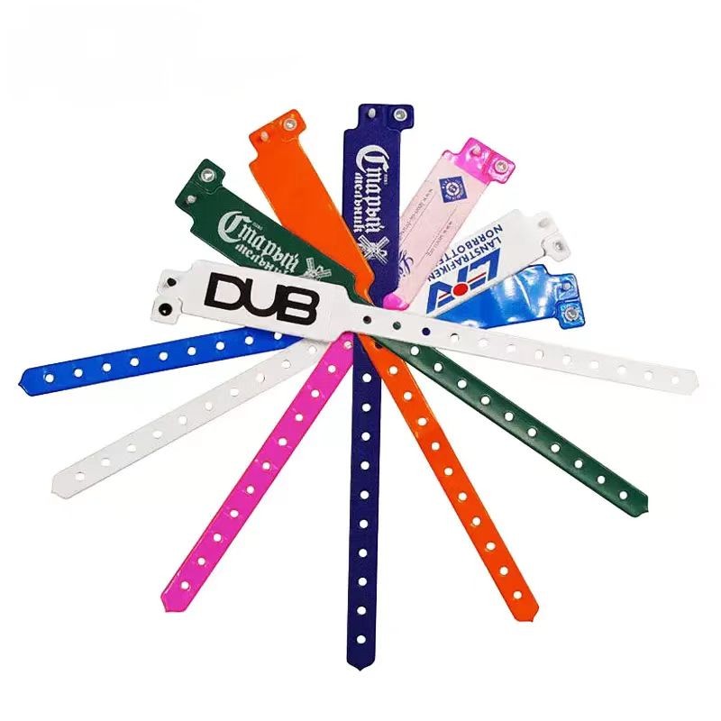 Printed Baby Hospital Disposable UHF RFID PVC ID Wristband